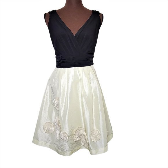 Max & Cleo Dresses & Skirts - Max and Cleo Womens Cocktail Party Dress Black and Ivory